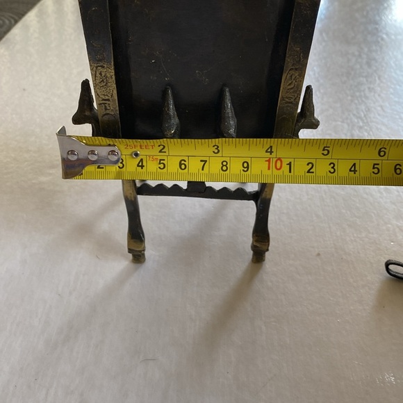 Egyptian Vintage King Tut  Metal Throne Miniature Replica - Picture 7 of 9